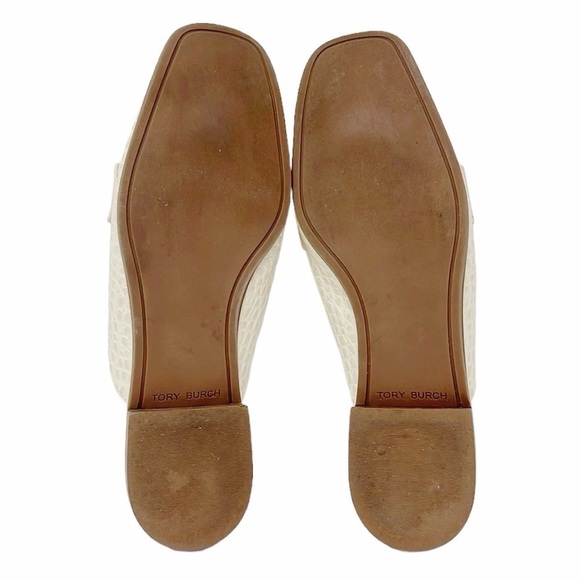 Tory Burch Georgia Loafer Mule Soft Croc Emboss - Picture 14 of 14